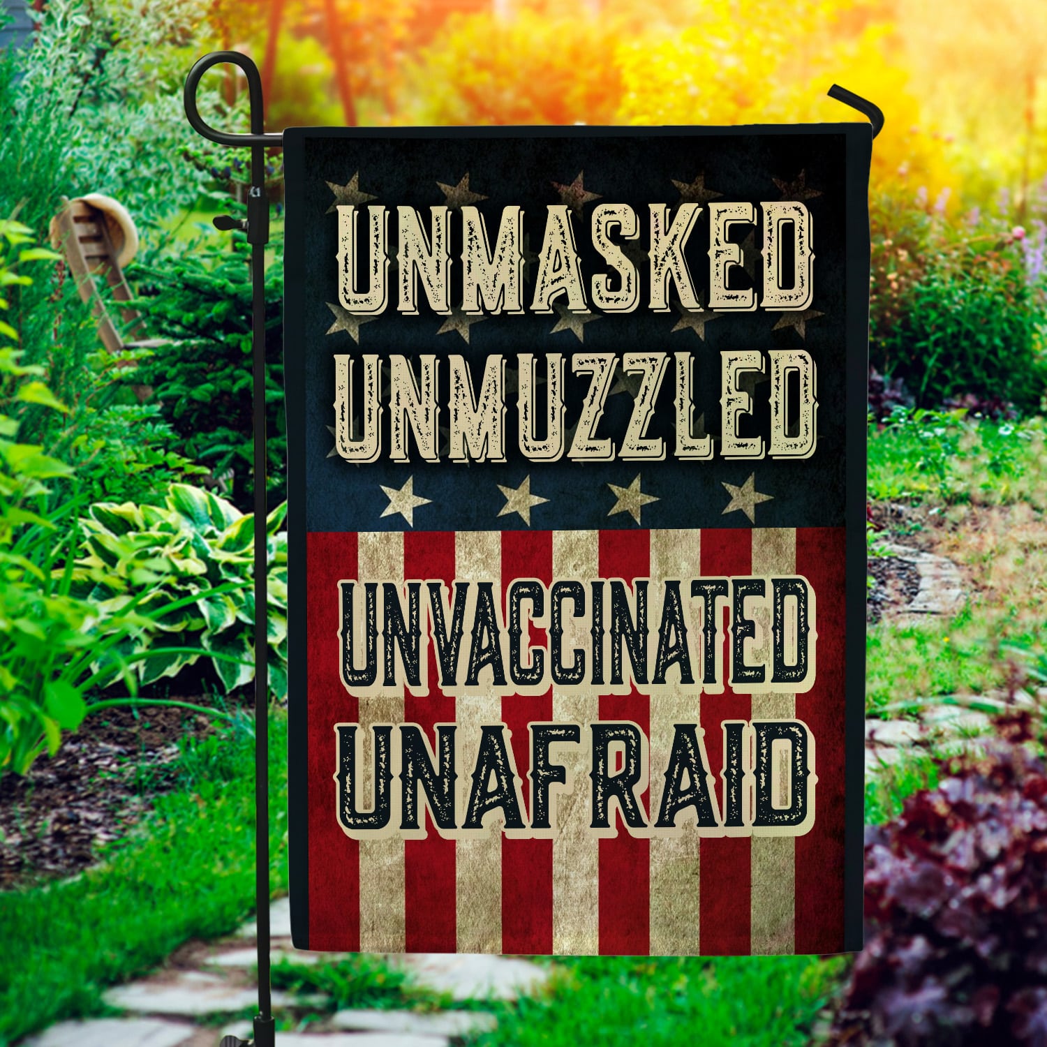 Side - 30x40 Garden Flag Mockup 1
