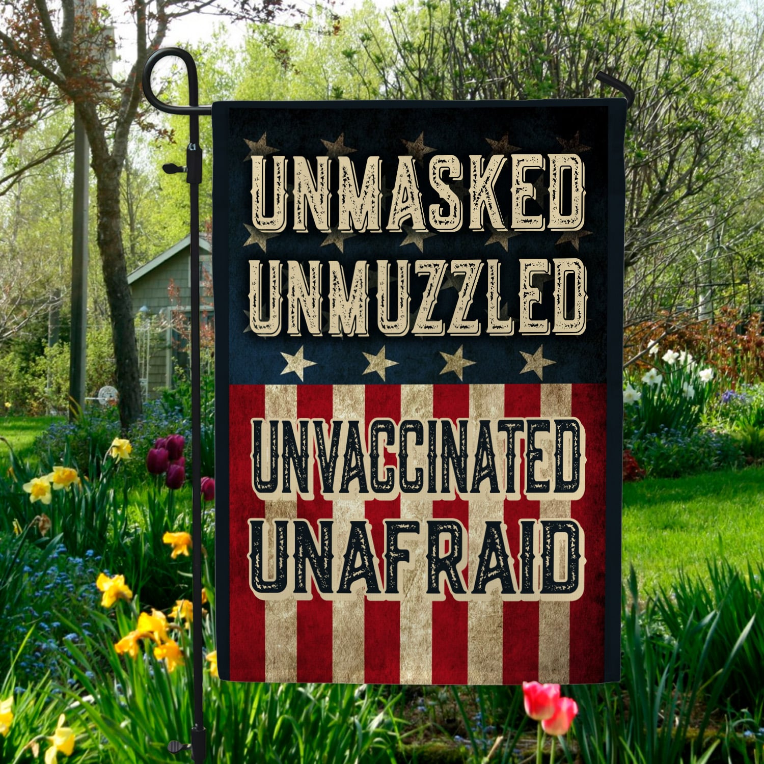 Side - 30x40 Garden Flag Mockup 5