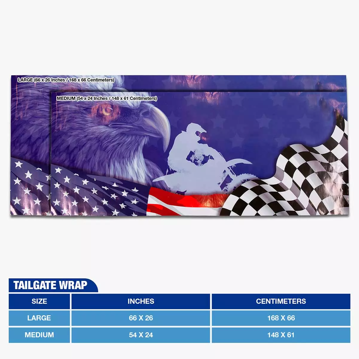 Tailgate Wrap Size Guide