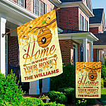 3QT. Home Is Where (Sample Design) Garden & House Mockup 2