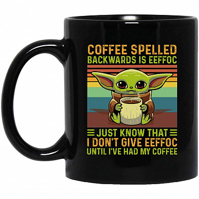 11 oz. Black Mug