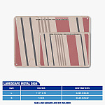 Landscape Metal Sign Size Guide
