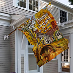 2MH. Thanks Lord 30x40 House Flag Mockup 6