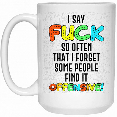 15 oz. White Mug