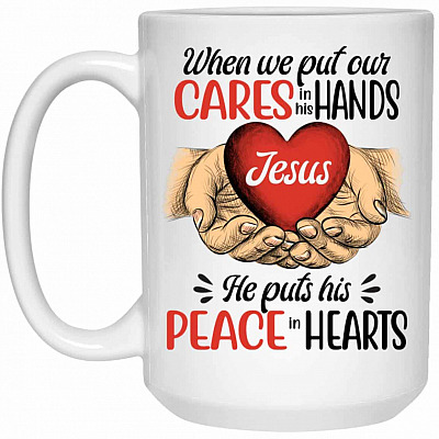 15 oz. White Mug