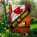 7LV. Lest We Forget Garden Flag Mockup 5