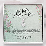 To My Best Future Mother In Law Thank You For Sharing Your Son With Me Alluring Beauty Necklace - Alluring Beauty Necklace