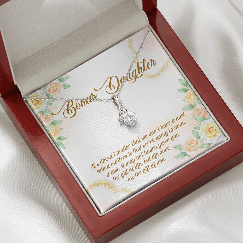 Bonus Daughter Life Give Me The Gift Of You Alluring Beauty Necklace Stepdaughter Step Daughter Jewelry Gifts