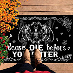 2HV. Die Before You Enter (6) Doormat mockup 7