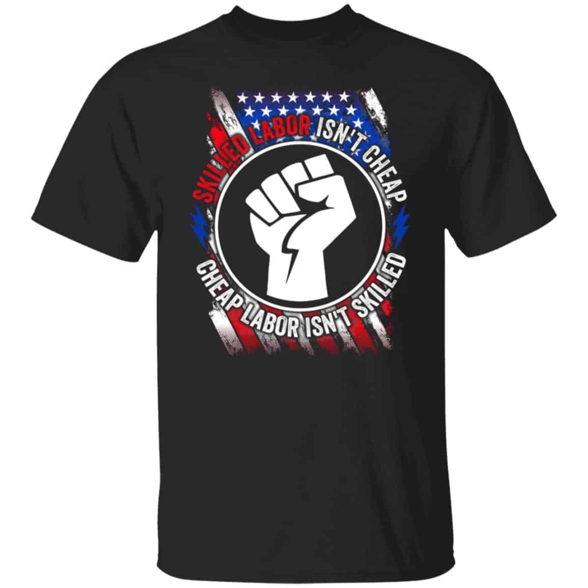 Skilled Labor tee, Black, Unisex T-Shirt