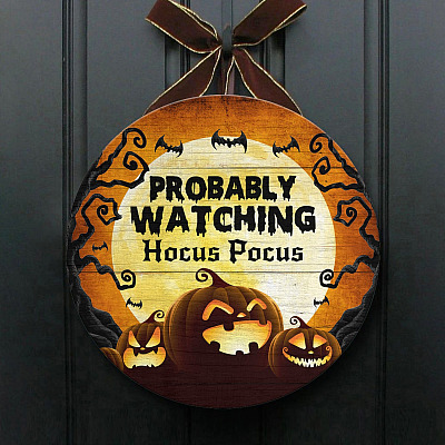 Wooden Door Sign