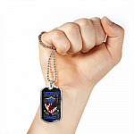 Veteran Nobody Gives Me This Title I Earned It Dog Tag Pendant Necklace - Veteran Necklace