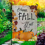 1MH. Happy Fall 30x40 Garden Flag Mockup 1