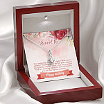 Sweet 16 Happy Birthday Alluring Beauty Necklace - Sweet Sixteen 16th Birthday Necklace - Birthday Jewelry