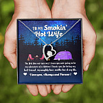 Camping Van To My Smokin Hot Wife The First Time Our Eyes Met Forever Love Heart Necklace Camping Van To My Smokin Hot Wife The First Time Our Eyes Met Forever Love Heart Necklace
