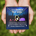 Camping Van To My Smokin Hot Wife The First Time Our Eyes Met Forever Love Heart Necklace Camping Van To My Smokin Hot Wife The First Time Our Eyes Met Forever Love Heart Necklace