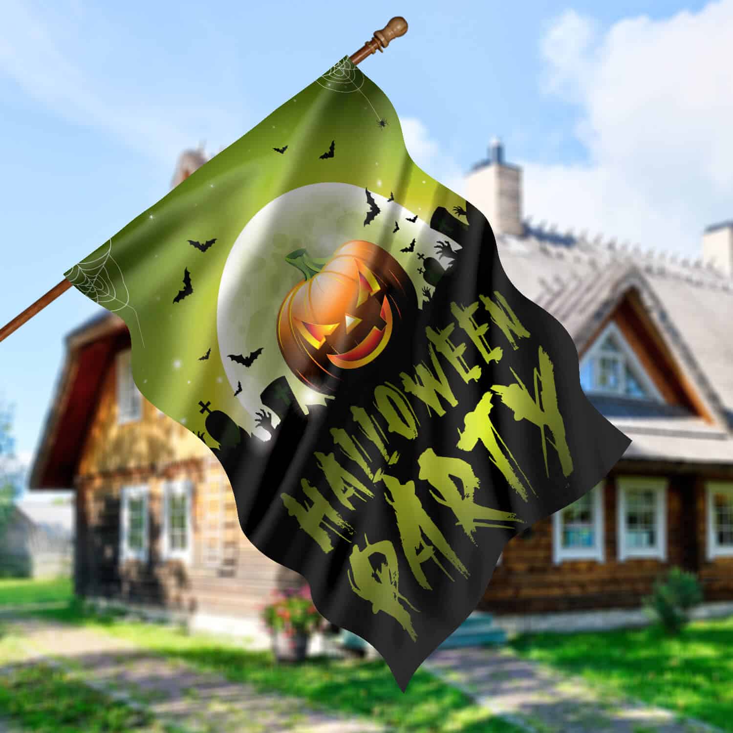 30x40 House Flag Mockup 5