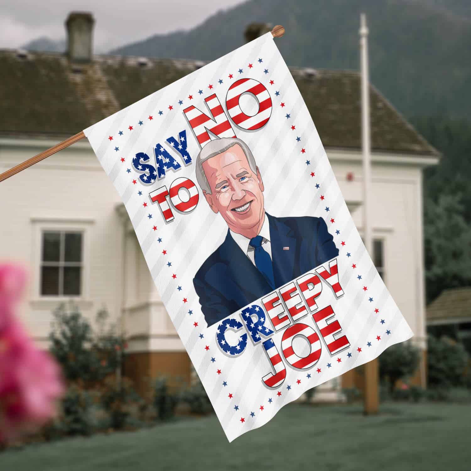 30x40 House Flag Mockup 4