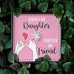 Mom and Daughter Always My Daughter Forever My Friend Love Knot Pendant Necklace