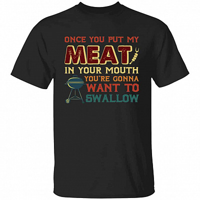 Once You Put Tshirt, Black, Unisex T-Shirt
