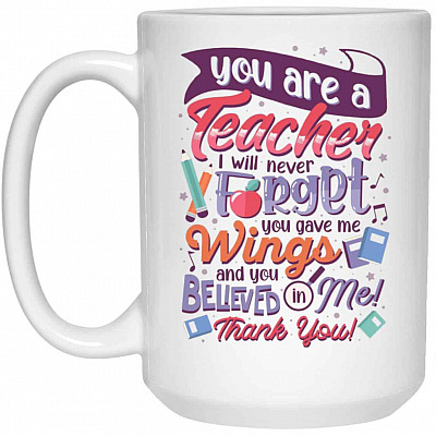 15 oz. White Mug