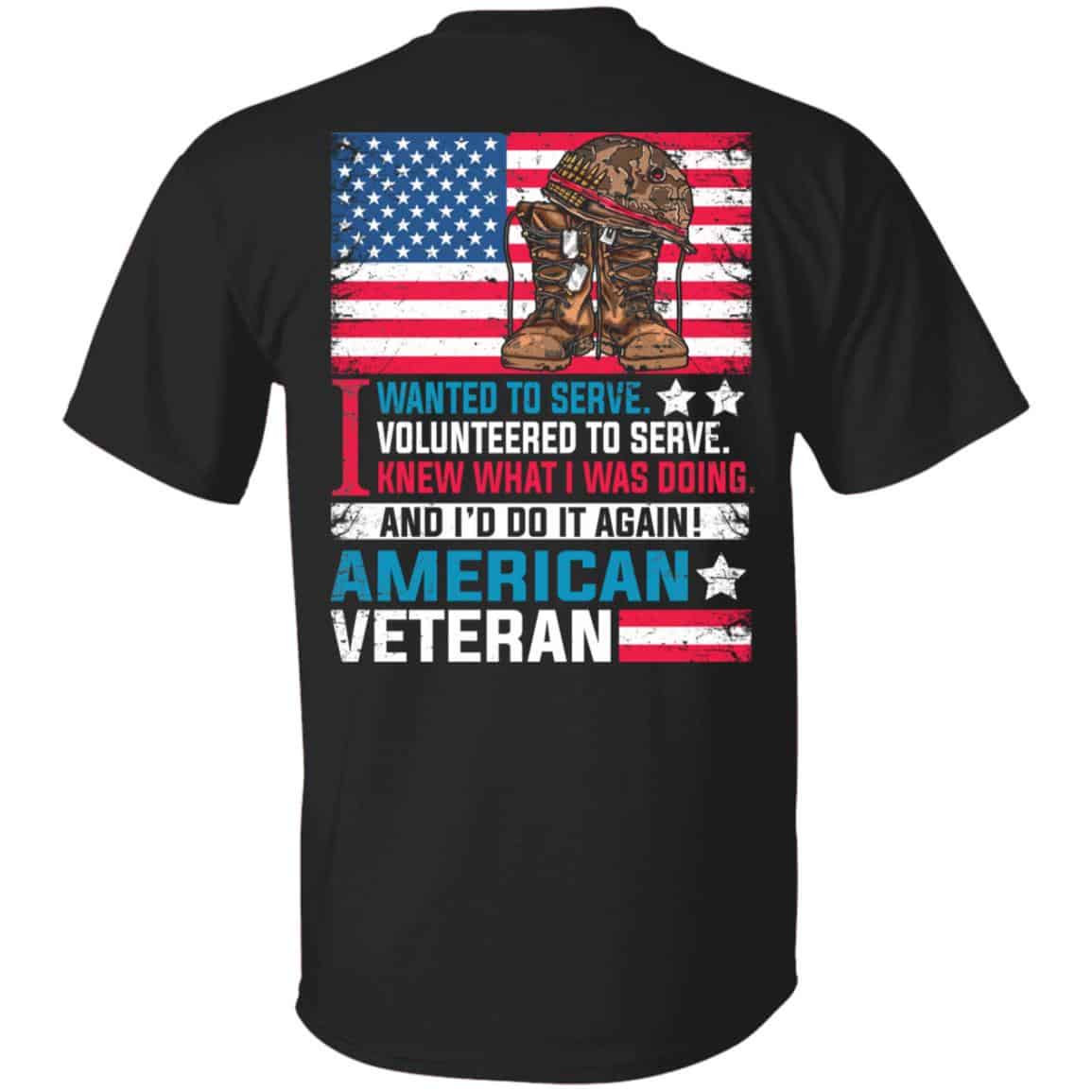 I Wanted To Serve I, Black, Unisex T-Shirt