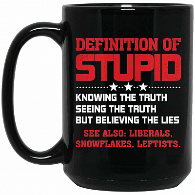15 oz. Black Mug