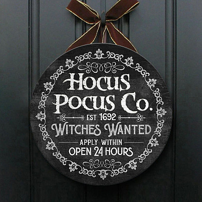 Wooden Door Sign