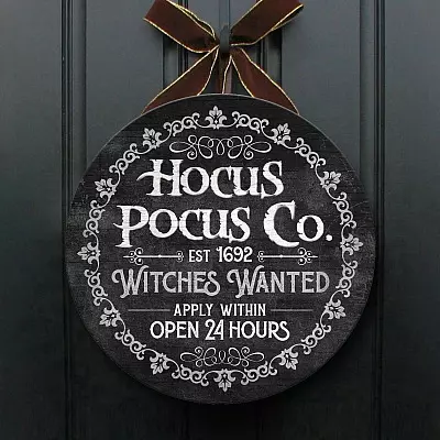 Wooden Door Sign