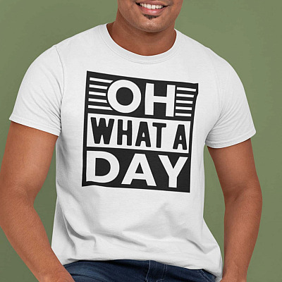 Alternative view of Oh What A Day Meme T-Shirt