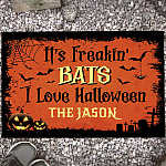 7VT. It's Freakin Bats sample design Doormat Mockup 13