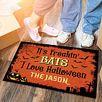 7VT. It's Freakin Bats sample design Doormat mockup 6