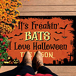 7VT. It's Freakin Bats sample design Doormat mockup 7