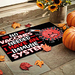 2TM. No Vaccines -doormat Doormat mockup 9