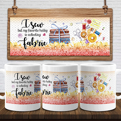 15 oz. White Mug