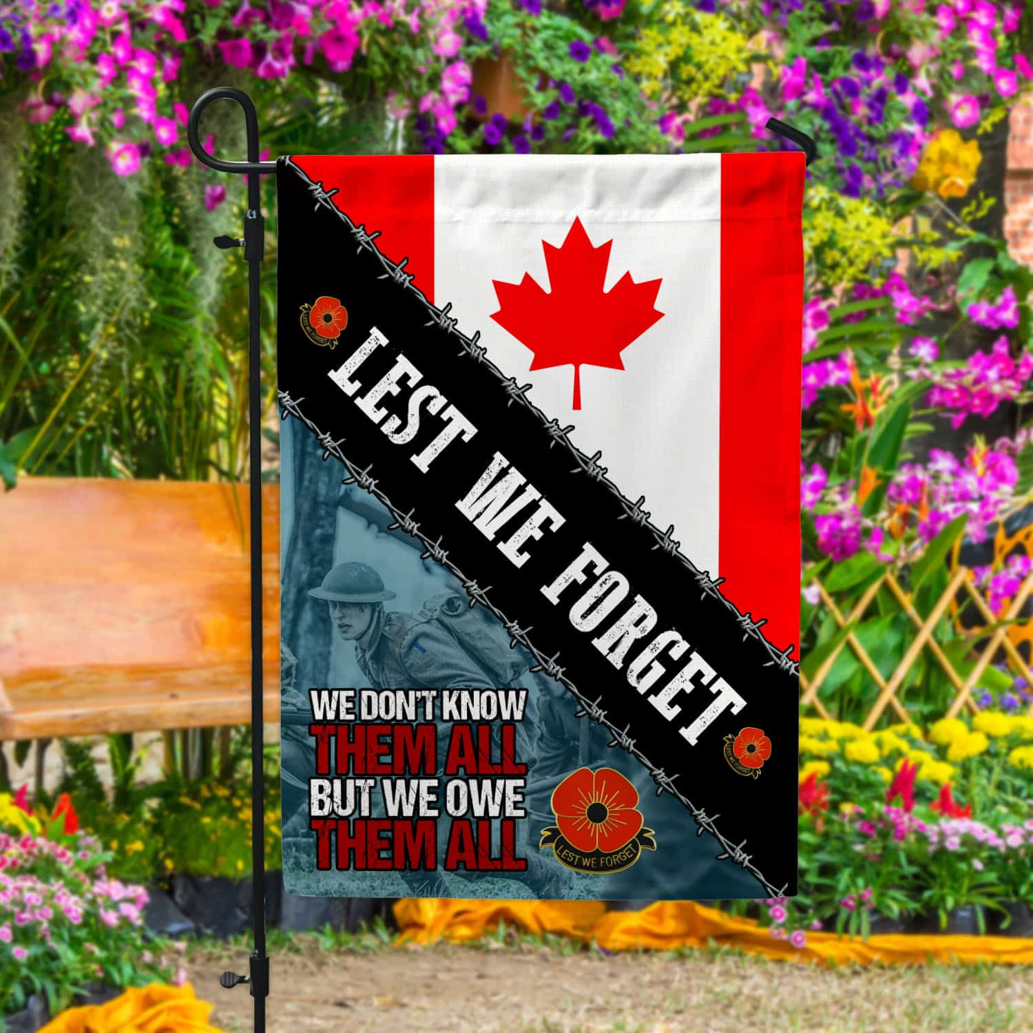 30x40 Garden Flag Mockup 4