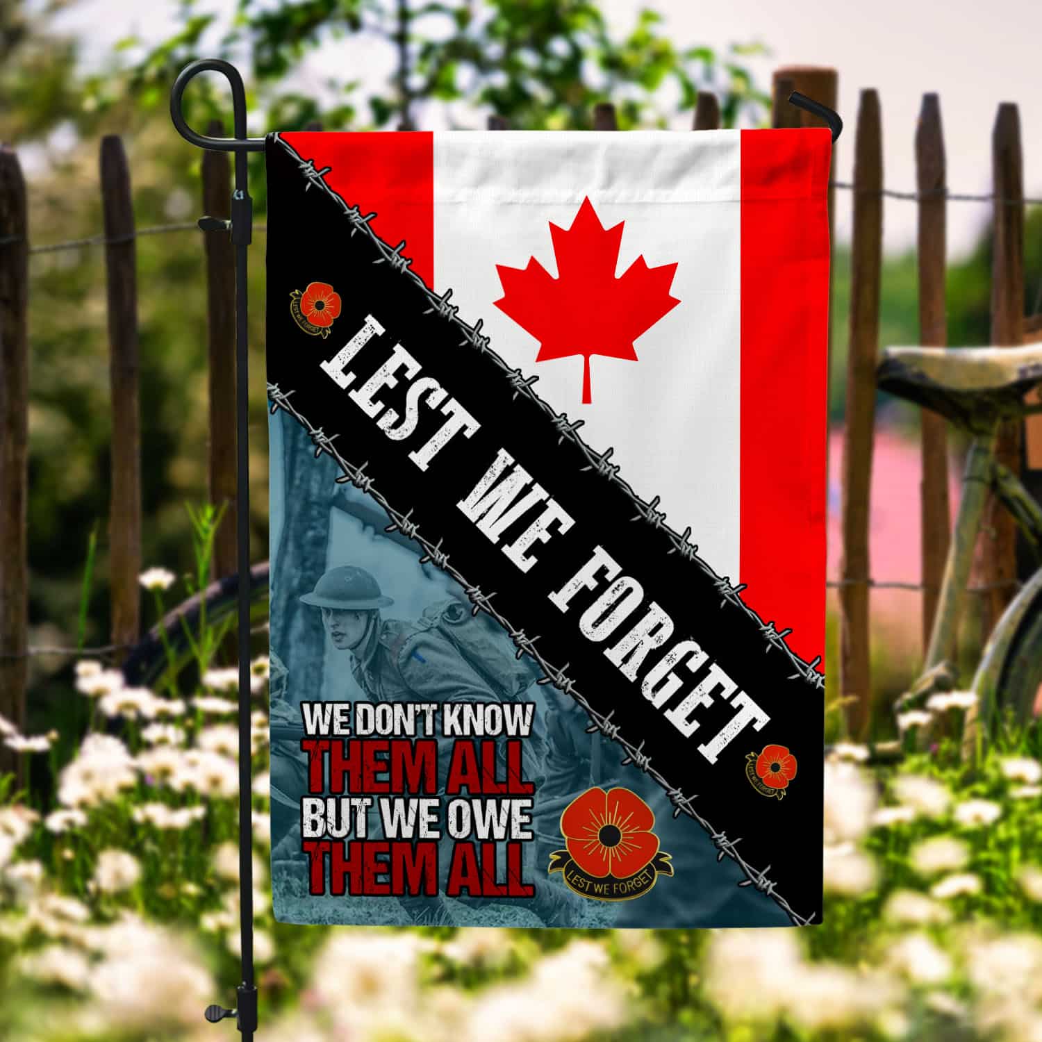 30x40 Garden Flag Mockup 6