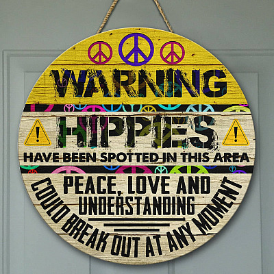 Wooden Door Sign
