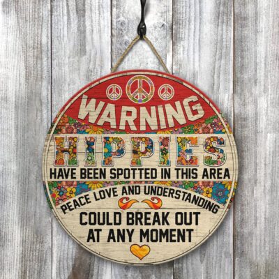 Wooden Door Sign
