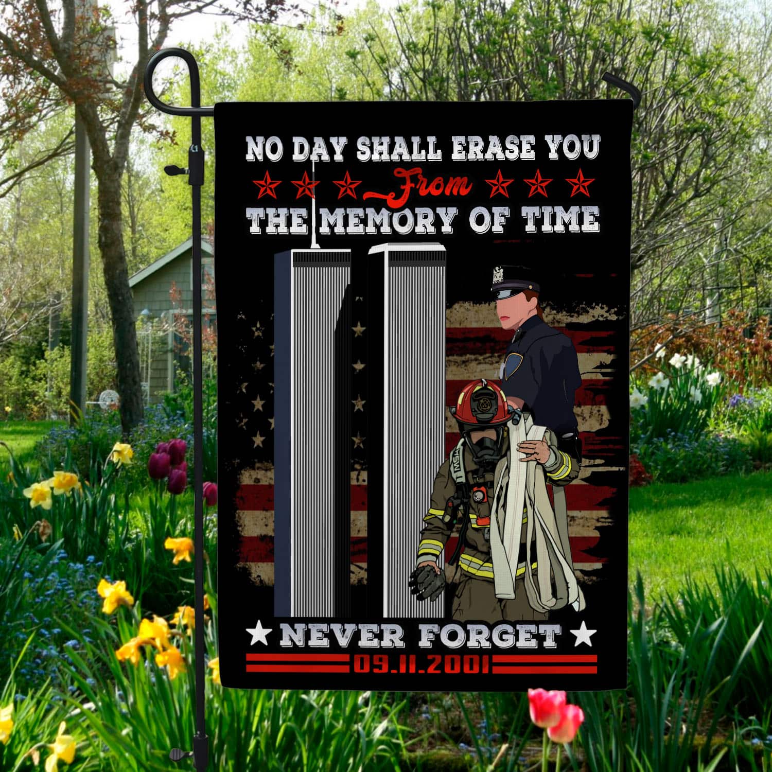 2O. Memory Of Time_30x40 (1) Garden Flag Mockup 5