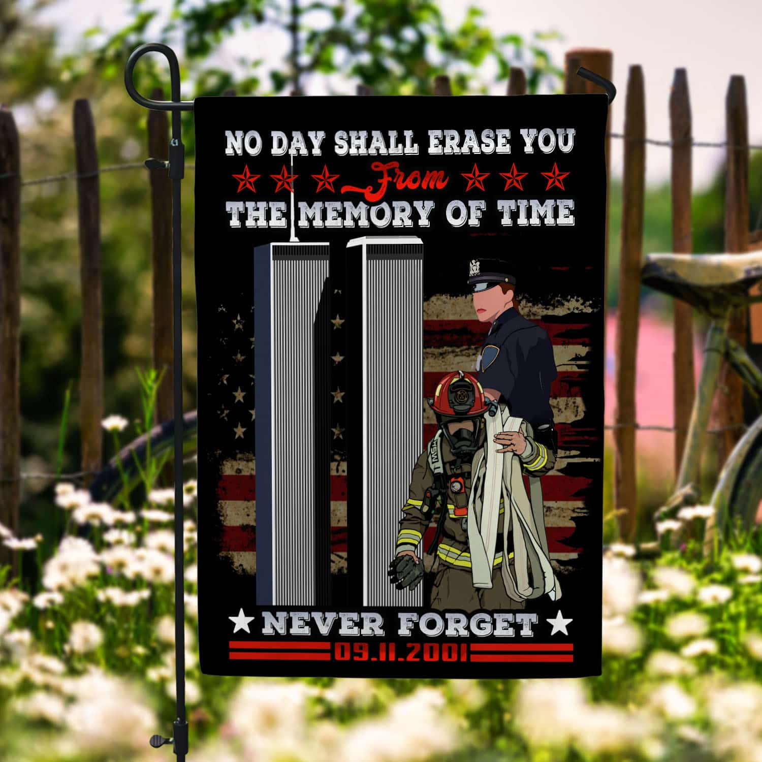 2O. Memory Of Time_30x40 (1) Garden Flag Mockup 6