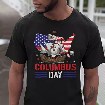 Happy Columbus Day American T-Shirt