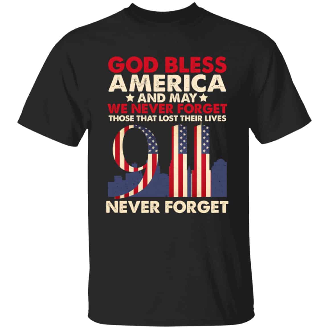 God Bless America Tshirt, Black, Unisex T-Shirt God Bless America Tshirt, Black, Unisex T-Shirt
