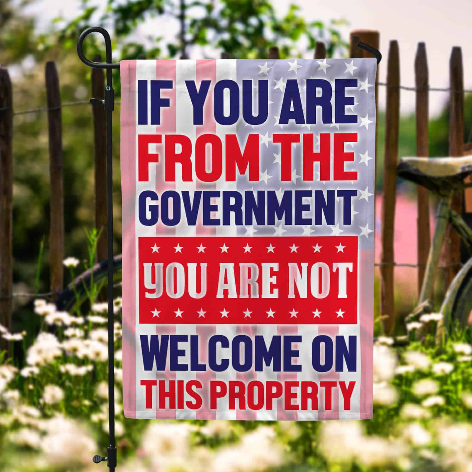 30X40 SIDE 1 Garden Flag Mockup 6