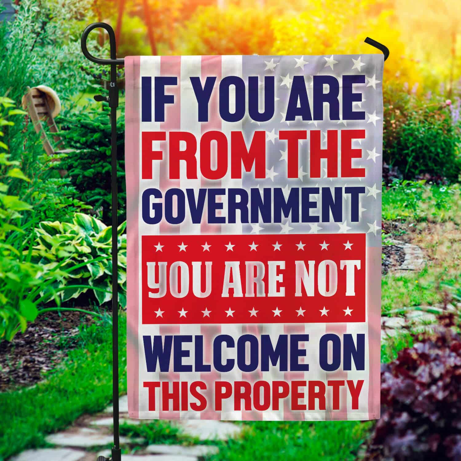 30X40 SIDE 1 Garden Flag Mockup 1