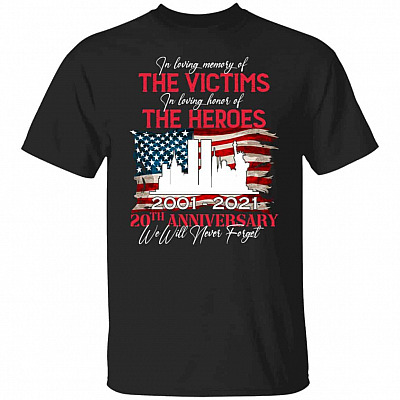 in memory, Black, Unisex T-Shirt