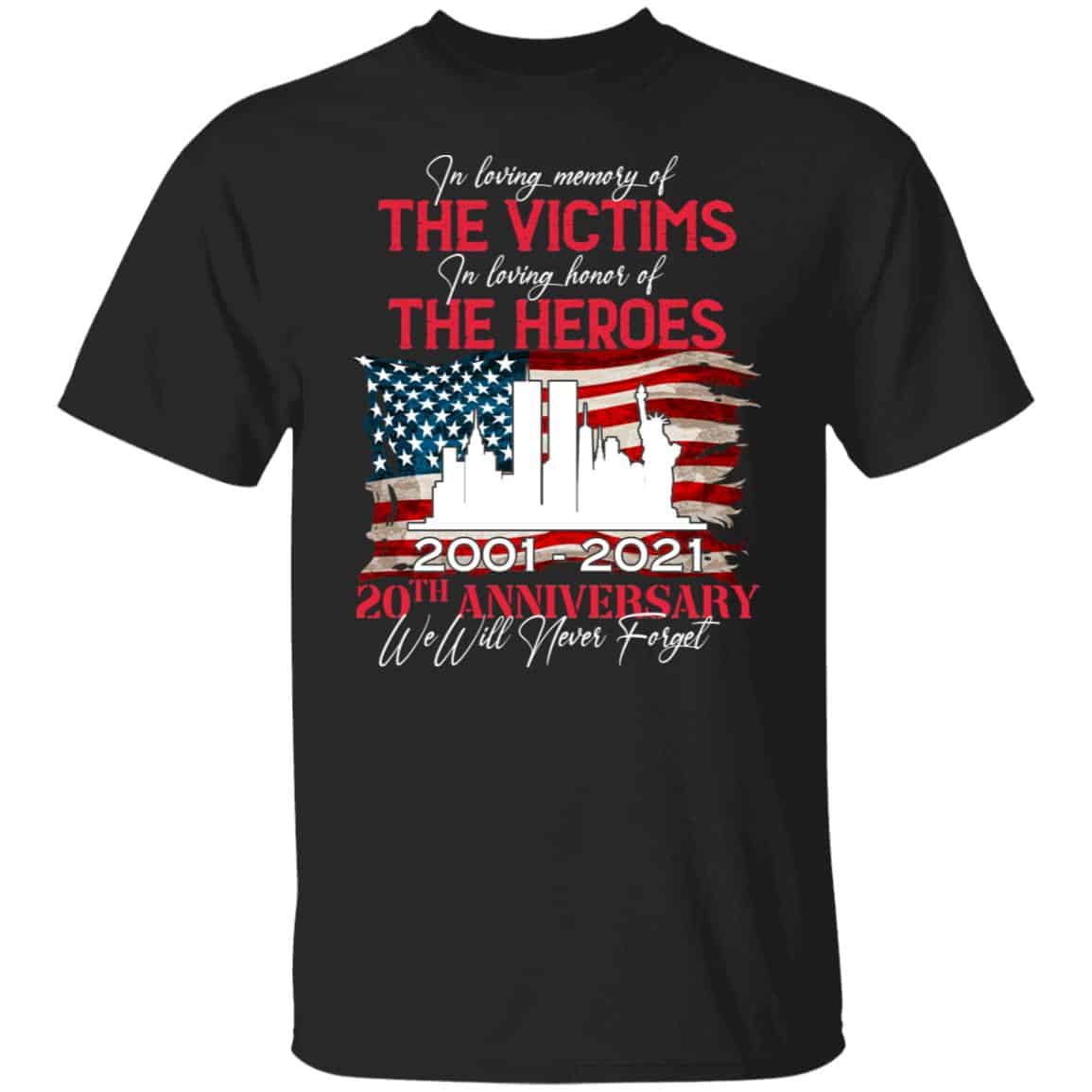 in memory, Black, Unisex T-Shirt