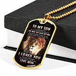 To My Son You Have Given Me So Many Reasons To Be Proud Of The Man You Have Become Dog Tag Pendant Necklace From Mom To My Son You Have Given Me So Many Reasons To Be Proud Of The Man You Have Become Dog Tag Pendant Necklace From Mom