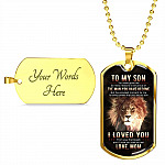 To My Son You Have Given Me So Many Reasons To Be Proud Of The Man You Have Become Dog Tag Pendant Necklace From Mom To My Son You Have Given Me So Many Reasons To Be Proud Of The Man You Have Become Dog Tag Pendant Necklace From Mom