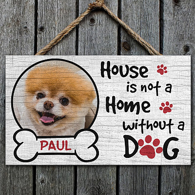 Wooden Door Sign
